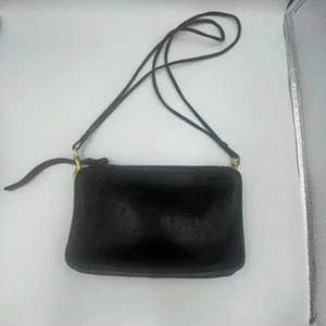 Bolso Bandolera Bolso Muñequera Vintage Coach Bonnie Cashin Era Convertible Negro - Imagen 1 de 8