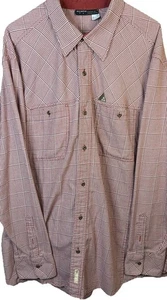 Rocawear Classic Mens Casual Button Down Long Sleeve Red Plaid Size 3XL - Picture 1 of 18