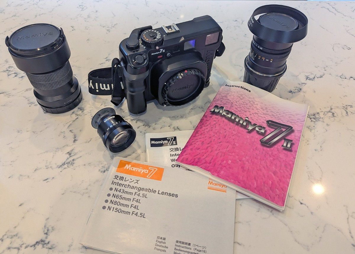 【中古】Mamiya7 ボディ N65mm F4L レンズ付 マミヤ Mamiya N 65mm F4L (7/7II用) 中判カメラ用レンズ 中古