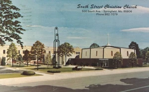 South Street Christian Church Springfield Missouri 1972 Postcard - Picture 1 of 2