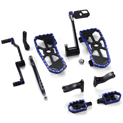 Tableros de piso de carreras PB para Harley Touring Road King Street Glide CVO 2014-2025 Foto 1 de 4