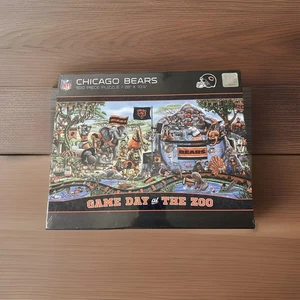 Chicago Bears NFL Spieltag im Zoo 500-teiliges Puzzle neu versiegelt in Verpackung - Bild 1 von 5