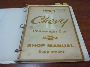1964 Chevrolet Chevy II Shop Manual Supplement in Binder - Picture 1 of 5