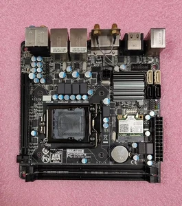 Placa madre GIGABYTE GA-H77N-WIFI Intel H77 LGA1155 DDR3 Dual Lan 17*17 Mini-itx - Imagen 1 de 4