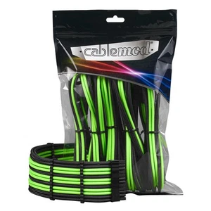 CableMod PRO ModMesh Cable Extension Kit - schwarz/hellgrün - Bild 1 von 3
