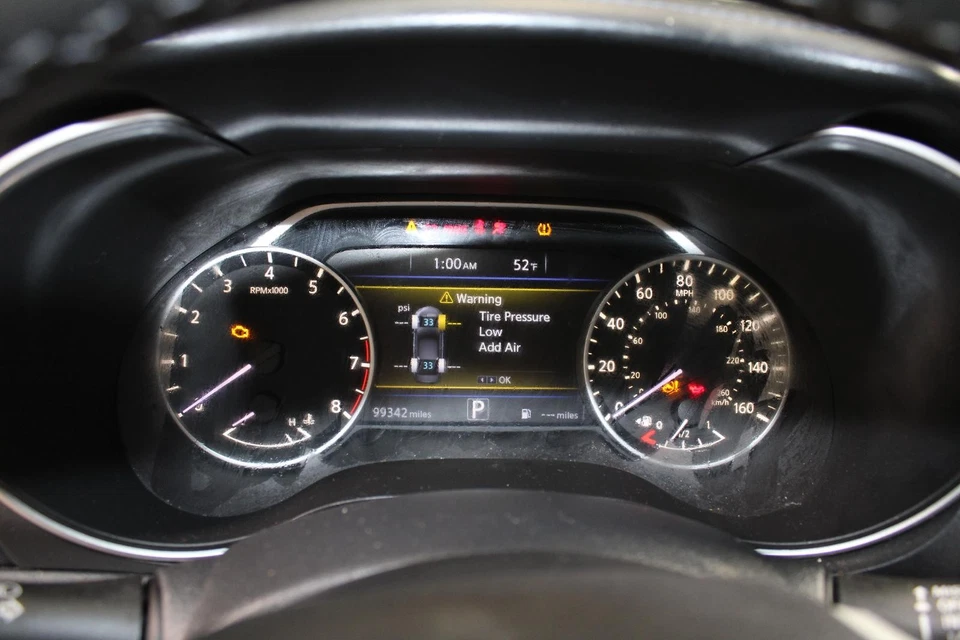 Medidor de velocímetro usado serve: 2016 Nissan Maxima painel analógico MPH de 01/12/15 - Imagem 1 de 4