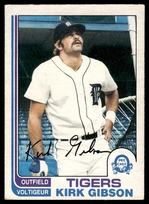1982 O-Pee-Chee Kirk Gibson Detroit Tigers #105 - Image 1 of 2