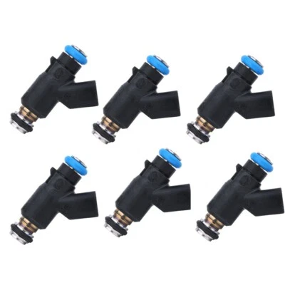Kit Of 6 Fuel Injectors 12592648 For 2006-2009 Chevrolet Impala Malibu Uplander - Image 1 of 4