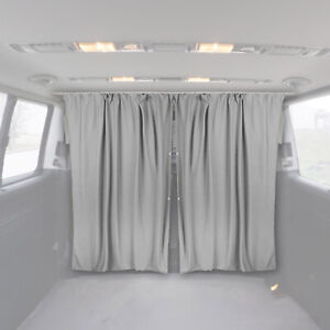 Cabin Divider Curtains Privacy Curtains for GMC Safari Gray 2 Curtains