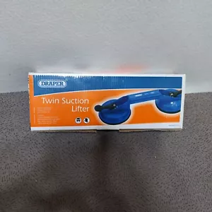 Draper Twin Suction Lifter Vacuum Pads Double Rubber Dent Lifting Handle X2 - Picture 1 of 8