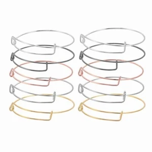 Brazaletes de alambre ajustable de acero inoxidable 68x1,5 mm - Imagen 1 de 11