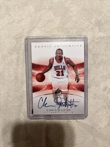 2005 Sp Authentic Rookie Chris Duhon Auto! 316/1499! RC Rare Bulls Duke - Picture 1 of 2