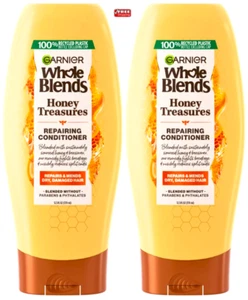 Garnier Whole Blends Honey Treasures Repairing Conditioner 12.5 oz - Pack of 2 - Picture 1 of 2