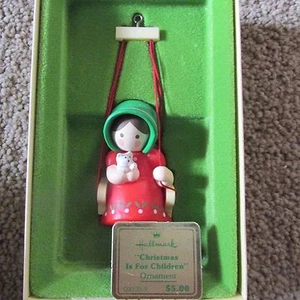 Hallmark Ornament 1979 1980 Christmas Is For Children - Picture 1 of 1