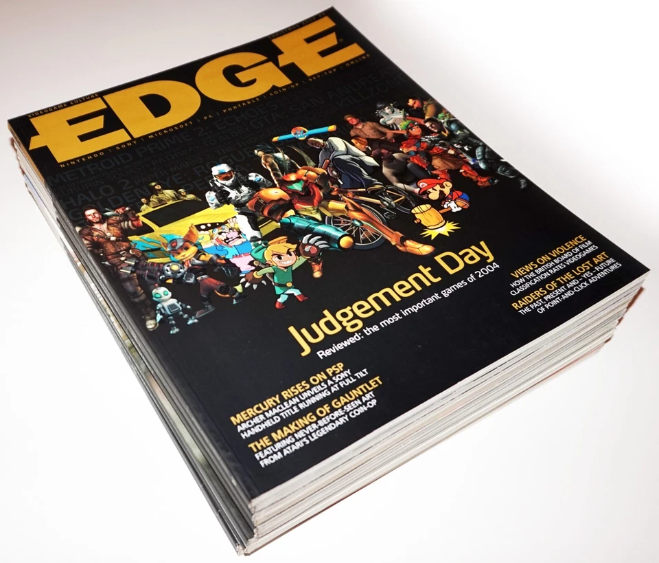 🔥 🇮🇹 Edge Magazine year 2004 10 issue 132 133 134 137 139 140 141 142 143 144 - Immagine 1 di 4