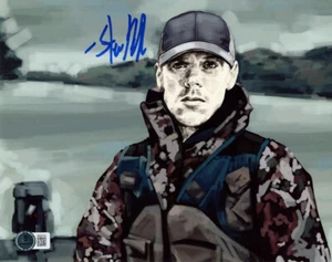 STEVEN RINELLA SIGNED 8x10 PHOTO HUNTING FISHING NETFLIX MEATEATER BECKETT BAS - Picture 1 of 2
