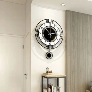 Wall Clock for Living Room Decor Decorative Modern Wall Clocks Vintage Watch US - Picture 1 of 11