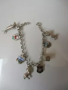 Schönes Armband , 800 Silber , Bettelarmband mit 8 schönen Anhänger ! - Bild 1 von 4