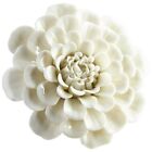 Cyan Design Kwitnące kwiaty Dekoracja ścienna, biała glazura - 9107