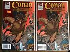 1994 CONAN THE ADVENTURER #1 two Marvel comics newsstand and direct editions