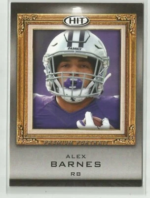 Alex Barnes ROOKIE 2019 SAGE HIT Premium Portraits  #PP-02 Titans Insert - Image 1 of 2