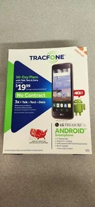 LG Treasure LTE L52VL TracFone 8GB Black Android Smartphone. - Picture 1 of 6
