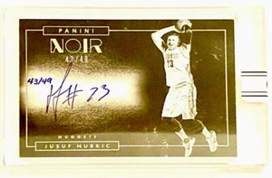 JUSUF NURKIC #43/49 Auto NOIR Panini Phoenix Suns 2015-16๐ฅ๐ - Picture 1 of 3