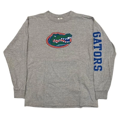 Vintage Florida Gators UF NCAA Gray Long Sleeve T-shirt L MJ Soffe Made in USA - Image 1 of 4