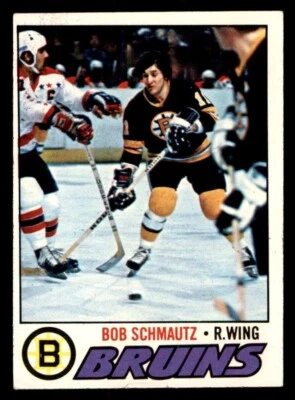 1977 Topps Hockey #59 Bobby Schmautz VG - Image 1 of 2