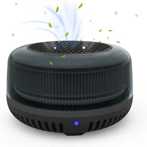 Small Air Purifier, QUEENTY Car Air Purifier Ionizer with True H13 HEPA Filte... - Picture 1 of 1