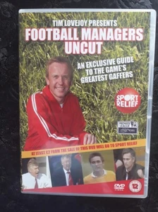 TIM LOVEJOY PRESENTS FOOTBALL MANAGERS UNCUT DVD - Picture 1 of 2