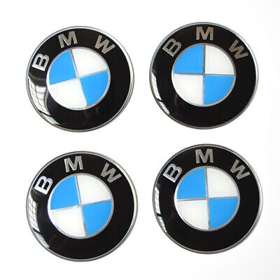 4x Für BMW Auto 65mm Nabenkappen Logo Felgen Emblem Radkappen Aufkleber NEW • 13.92€