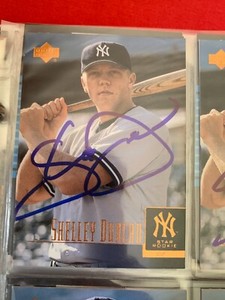 SHELLEY DUNCAN AUTOGRAPHED SIGNED 2001 UPPER DECK CARD COA