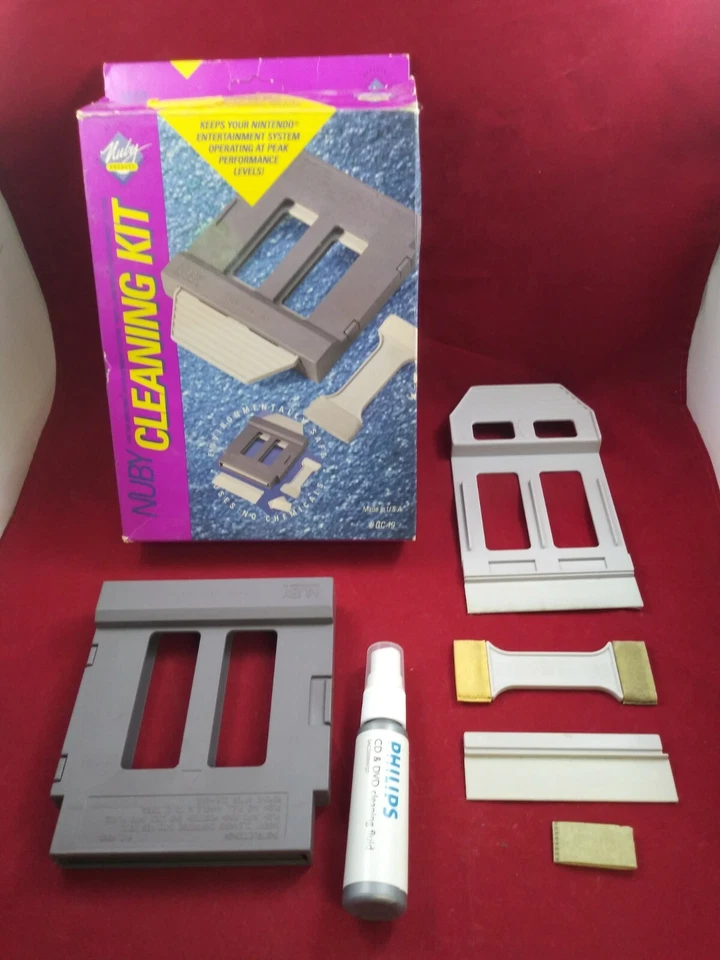 NES NINTENDO ENTERTAINMENT SYSTEM NUBY CLEANING KIT - Image 1 of 1