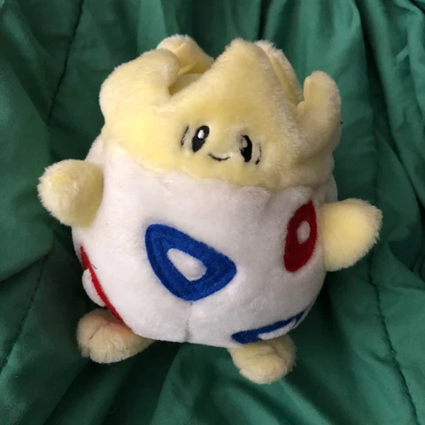Vintage Nintendo Togepi Pokemon 6" Plush Hasbro 1998 untested Cover