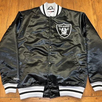 Chaqueta Mitchell and Ness Satin Las Vegas Oakland LA RAIDERS M Estilo Starter Foto 1 de 4