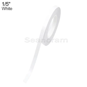 1/5" 5mm White DIY Home Shop Bar Pinstriping Pin Stripe Line Decal Vinyl Sticker - Picture 1 of 5