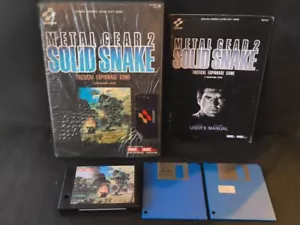 METAL GEAR 2 SOLID SNAKE MSX MSX2 Game cartridge, w/Manual, Box, Working -h0130- - Picture 1 of 19