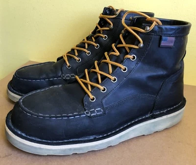 Puntera Danner Bull Run Moc 6" negra ST puntera de acero para hombre talla 11 hecha en EE. UU. Foto 1 de 4