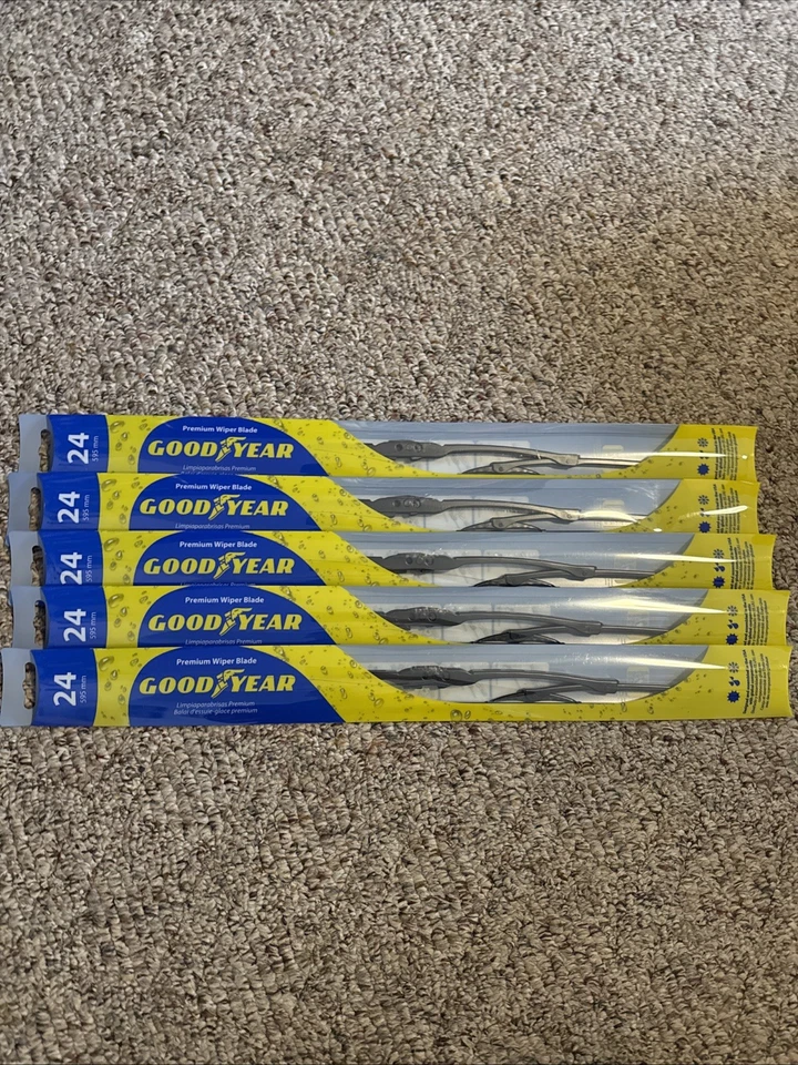 Limpador Goodyear Assurance WeatherReady 24” 595mm 24 polegadas estojo de 5 - Imagem 1 de 4