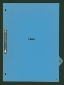 Honda CB750 K7 SOHC (77-79) Genuine Factory PDI Set-Up Manual CB 750 Four FR79 - Imagen 1 de 17
