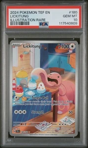 Lickitung 180/162 Sv05-EN Temporal Forces Holo - Illustration Rare PSA 10 - Picture 1 of 2