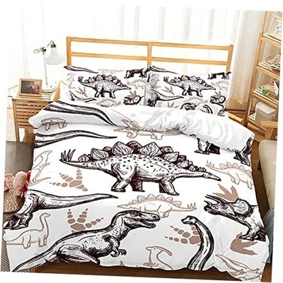 Duvet Cover Dinosaur Bedding - 3D Animal Pattern Boys Children's Twin Dinosaur1 - Image 1 of 4
