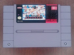 Cal Ripken Jr. Baseball Super Nintendo SNES Game Cartridge - Picture 1 of 2