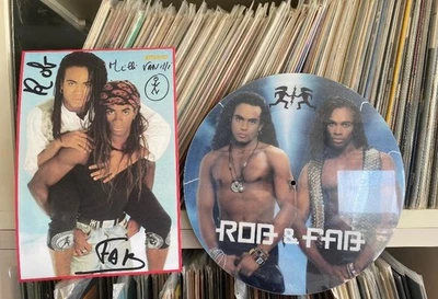 Rob & Fab (Milli Vanilli) – We Can Get It On RARE 12" PICTURE DISC LP US Foto 1 de 3