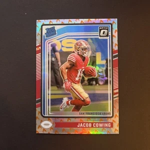 2024 Panini Donruss Optic - Rated Rookie Jacob Cowing #236 Fire Prizm (RC) - Foto 1 di 2