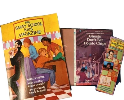 Bailey School Kids Marcia Thornton Jones Collection Ghosts Don't Eat Potato Chip - Imagem 1 de 4