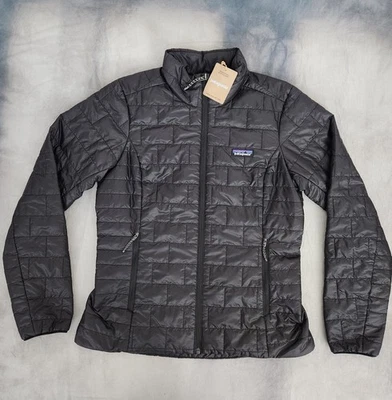 Chaqueta Patagonia Nano Puff Para Mujer Talla XL Nueva Con Etiquetas Negra Foto 1 de 4