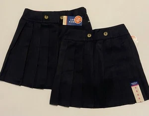 French toast lot of 2 skorts uniform size 8 Pleated Navy Blue - Picture 1 of 6