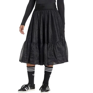 Adidas Maxirock Größe XL Damen schwarz Originals Bund Tüll 90 $ - Bild 1 von 14